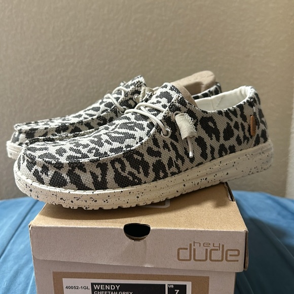 Hey dude slip on WENDY CHEETAH GRAY - Picture 4 of 7